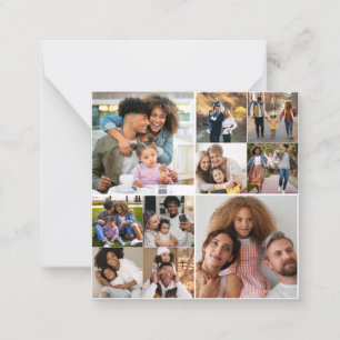 Design Your Own 10 Photo Collage Card