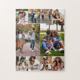 Design Your Own 10 Photo Collage Jigsaw Puzzle