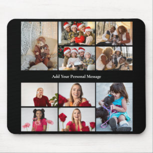Design Your Own 10 Photo Collage Poster Mouse Pad