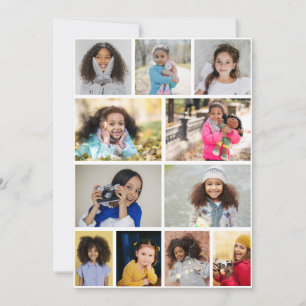 Design Your Own 11 Photo Collage Card