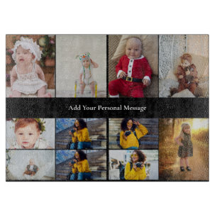 Design Your Own 11 Photo Collage Cutting Board