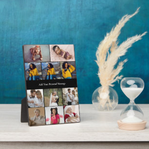 Design Your Own 11 Photo Collage Plaque