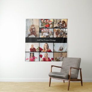 Design Your Own 11 Photo Collage Tapestry