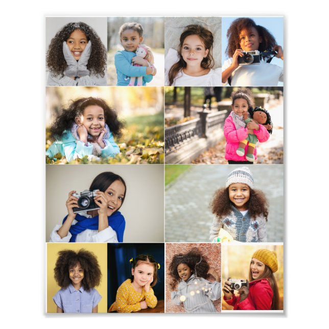 Design Your Own 12 Photo Collage (Front)