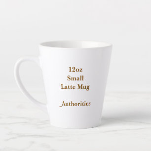 Design Your Own 12oz Small Latte Mug