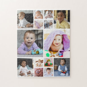 Design Your Own 14 Photo Collage Jigsaw Puzzle