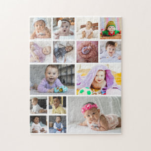 Design Your Own 15 Photo Collage  Jigsaw Puzzle