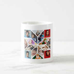 Design Your Own 16 Photo Collage Coffee Mug