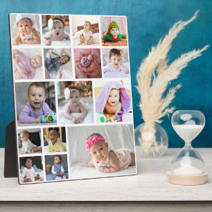 Design Your Own 16 Photo Collage  Plaque