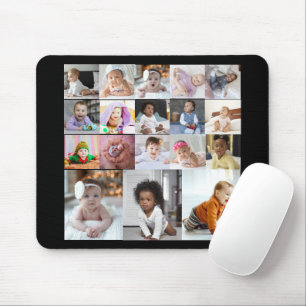 Design Your Own 18 Photo Collage Mouse Pad