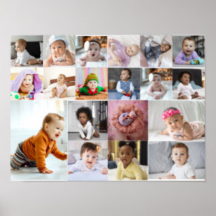 Design Your Own 19 Photo Collage  Poster