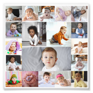 Design Your Own 19 Photo Collage Print