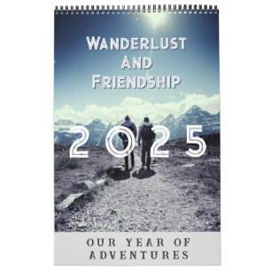 Design Your Own 2025 Photo Friends Travel Calendar