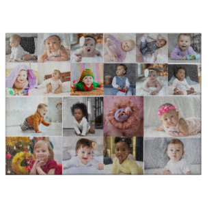 Design Your Own 20 Photo Collage  Cutting Board