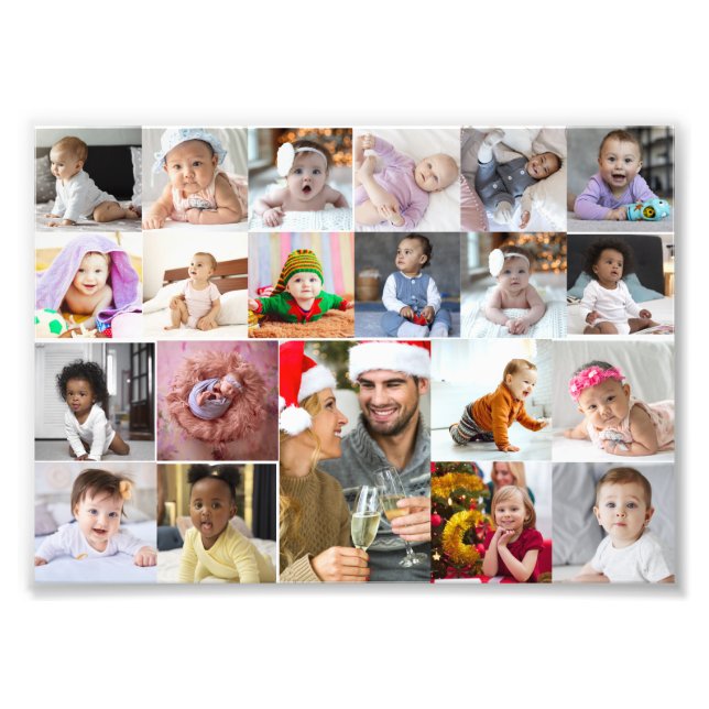 Design Your Own 21 Photo Collage (Front)