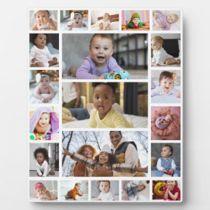 Design Your Own 21 Photo Collage Plaque