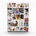 Design Your Own 22 Photo Collage Framed Art Block<br><div class="desc">Customize your photography. You can make this custom product for special occasions like weddings,  birthdays,  Christmas,  Holidays,  Memorials,  Graduation,  Anniversaries and more. It can also be given as a gift to your best friend,  close friend,  family,  and relatives.</div>