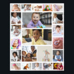 Design Your Own 22 Photo Collage Poster<br><div class="desc">Customize your photography. You can make this custom product for special occasions like weddings,  birthdays,  Christmas,  Holidays,  Memorials,  Graduation,  Anniversaries and more. It can also be given as a gift to your best friend,  close friend,  family,  and relatives.</div>