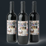 Design Your Own 22 Photo Collage Poster Wine Label<br><div class="desc">Customize your photography. You can make this custom product for special occasions like weddings,  birthdays,  Christmas,  Holidays,  Memorials,  Graduation,  Anniversaries and more. It can also be given as a gift to your best friend,  close friend,  family,  and relatives.</div>
