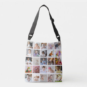 Design Your Own 25 Photo Collage Crossbody Bag