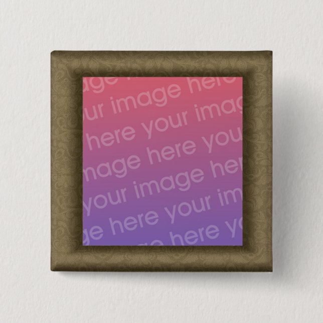 Design Your Own 2 Inch Square Button (Front)