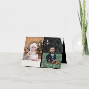 Design Your Own 2 Photo Collage Card