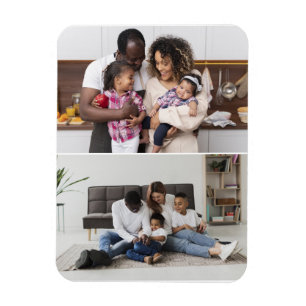 Design Your Own 2 Photo Collage Magnet