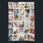 Design Your Own 30 Photo Collage Kitchen Towel<br><div class="desc">Customize your photography. You can make this custom product for special occasions like weddings,  birthdays,  Christmas,  Holidays,  Memorials,  Graduation,  Anniversaries and more. It can also be given as a gift to your best friend,  close friend,  family,  and relatives.</div>