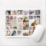 Design Your Own 30 Photo Collage Mouse Pad<br><div class="desc">Customize your photography. You can make this custom product for special occasions like weddings,  birthdays,  Christmas,  Holidays,  Memorials,  Graduation,  Anniversaries and more. It can also be given as a gift to your best friend,  close friend,  family,  and relatives.</div>