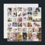 Design Your Own 35 Photo Collage<br><div class="desc">Customize your photography. You can make this custom product for special occasions like weddings,  birthdays,  Christmas,  Holidays,  Memorials,  Graduation,  Anniversaries and more. It can also be given as a gift to your best friend,  close friend,  family,  and relatives.</div>