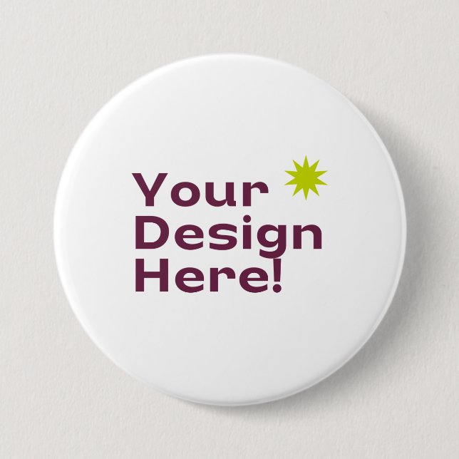 Design Your Own 3 Inch Round Button (Front)