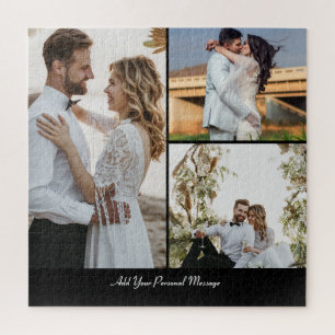 Design Your Own 3 Photo Collage Jigsaw Puzzle