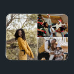 Design Your Own 3 Photo Collage Magnet<br><div class="desc">Customize your own personal photography. You can make this custom product for special occasions like weddings,  birthdays,  Christmas,  Holidays,  Memorials,  Graduation,  Anniversaries and more. It can also be given as a gift to your best friend,  close friend,  family,  and relatives.</div>