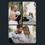 Design Your Own 3 Photo Collage Magnet<br><div class="desc">Customize your photography. You can make this custom product for special occasions like weddings,  birthdays,  Christmas,  Holidays,  Memorials,  Graduation,  Anniversaries and more. It can also be given as a gift to your best friend,  close friend,  family,  and relatives.</div>