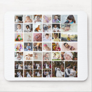 Design Your Own 40 Photo Collage Mouse Pad