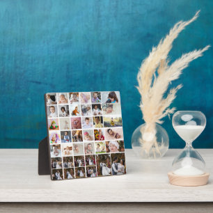 Design Your Own 40 Photo Collage Plaque