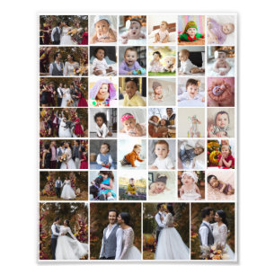 Design Your Own 40 Photo Collage Print
