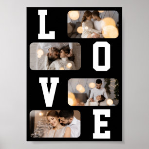 Design Your Own 4 Photo Collage Poster