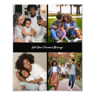 Design Your Own 4 Photo Collage Print