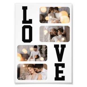 Design Your Own 4 Photo Collage Print