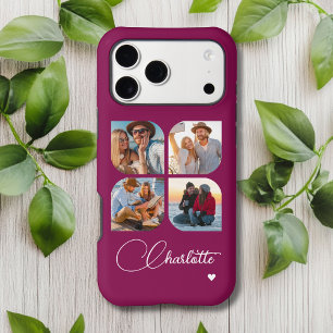 Design Your Own 4 Photo Personalized Name
