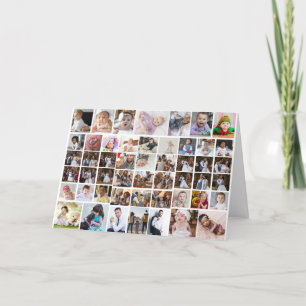 Design Your Own 50 Photo Collage Announcement