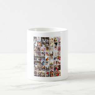 Design Your Own 50 Photo Collage Coffee Mug