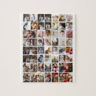 Design Your Own 50 Photo Collage Jigsaw Puzzle