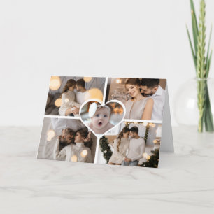 Design Your Own 5 Photo Collage Announcement
