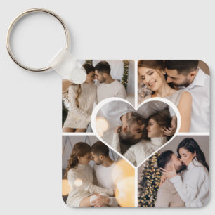 Design Your Own 5 Photo Collage Keychain