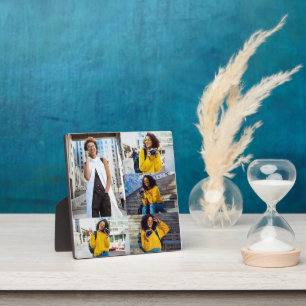 Design Your Own 5 Photo Collage Plaque