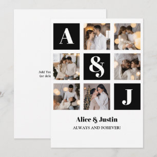 Design Your Own 6 Photo Collage Announcement