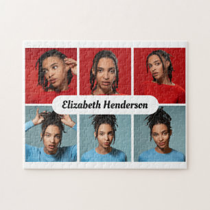 Design Your Own 6 Photo Collage Jigsaw Puzzle