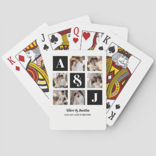 Design Your Own 6 Photo Collage Playing Cards